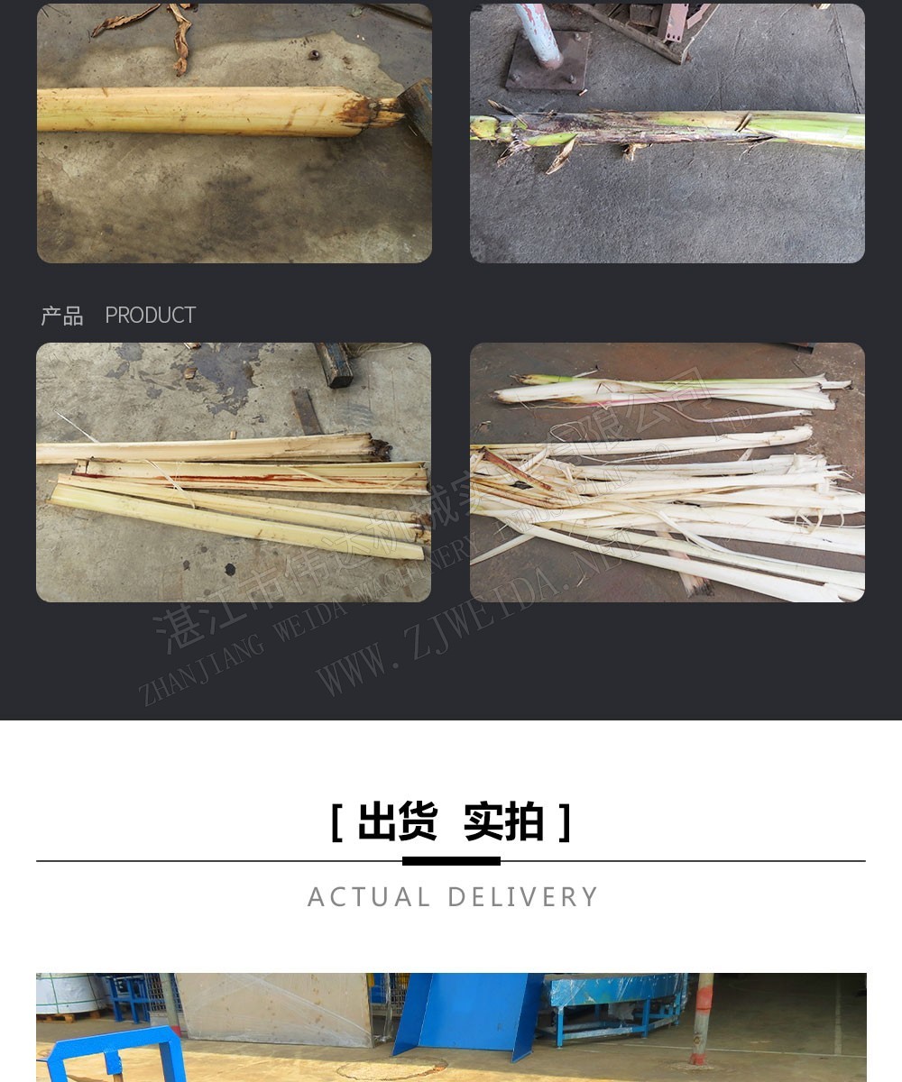 植物纖維加工設(shè)備-香蕉桿破片機