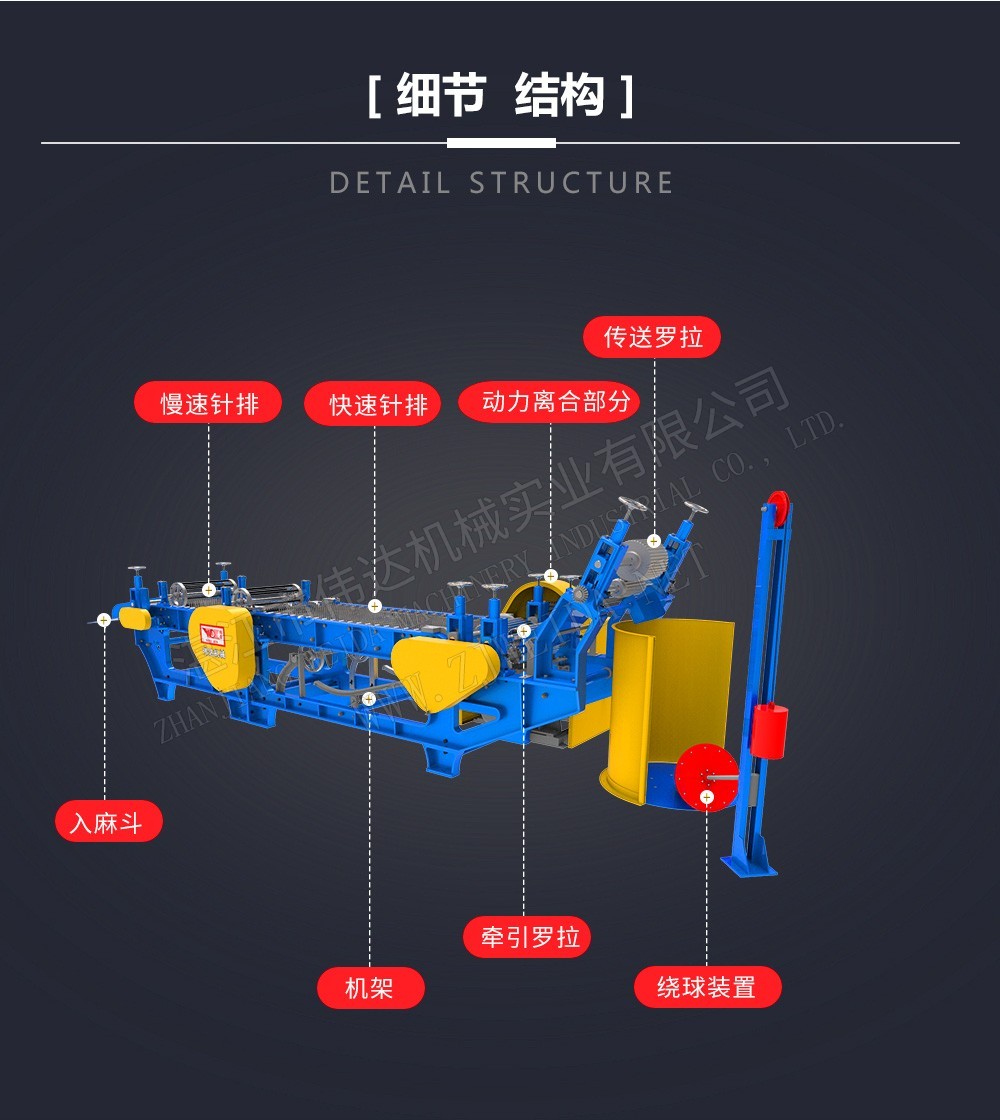 植物纖維加工設(shè)備-理麻機(jī)