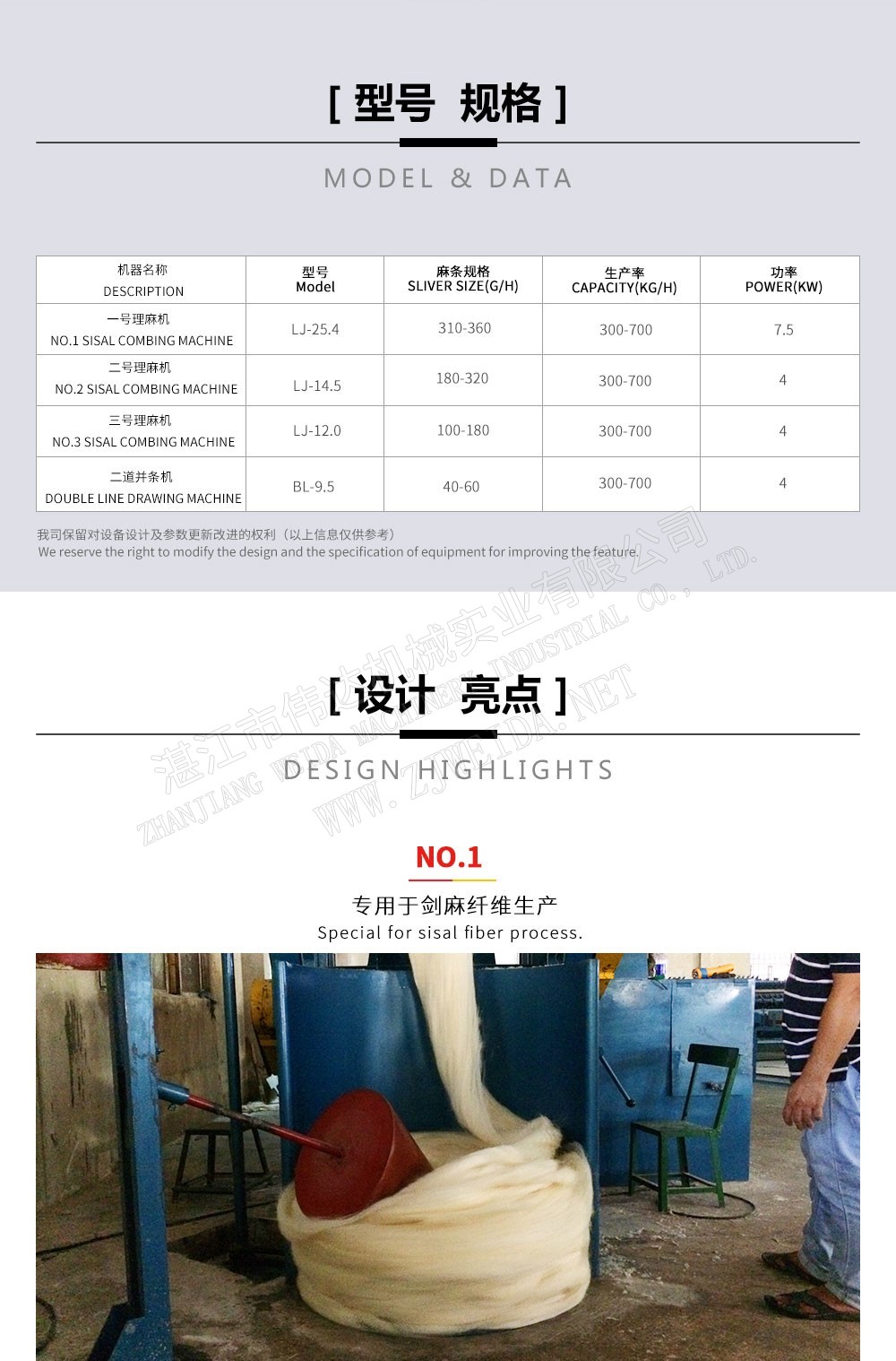 植物纖維加工設(shè)備-理麻機(jī)